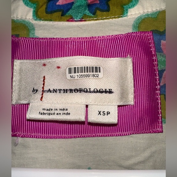 Anthropologie Mixed Print Buttondown Maxi Dress - Picture 6 of 6